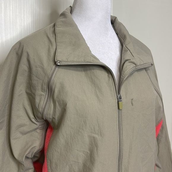 Danskin Lightweight Convertible 2 in 1 Jacket/Vest Beige Pink Size 2X Plus Size - Picture 2 of 13